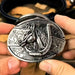 Men's Oval Cowboy Belt Buckle – Premium Metal Western Accessory for Rodeo - Monsta Online