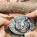 Men's Oval Cowboy Belt Buckle – Premium Metal Western Accessory for Rodeo - Monsta Online