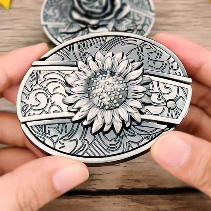 Men's Oval Cowboy Belt Buckle – Premium Metal Western Accessory for Rodeo - Monsta Online