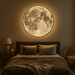 Moon Wall Lamp – Celestial LED Night Light for Bedroom, Living Room & Garden - Monsta Online