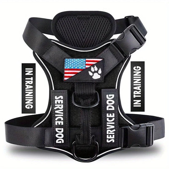 Ultimate No - Pull Dog Harness With Reflective Vest and Breathable Mesh Lining - Monsta Online