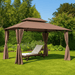 Durable 10x13 Ft Patio Top Gazebo with Vented Roof for BBQ and Parties - Monsta Online