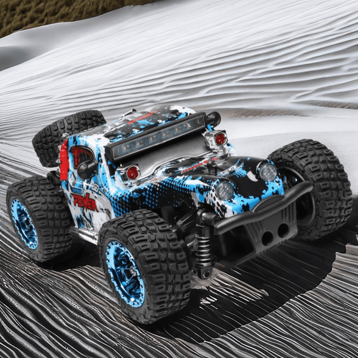 Power Pint: 1:28 Scale 4WD RC Mini Monster Car - Compact Toy Grade Remote Control Vehicle for Kids and Adults - Monsta Online