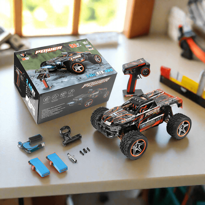 Power Pursuer: 1:12 Scale 4WD RC Truck - Adventure Hobby Grade Remote Control Vehicle for Hobbyists - Monsta Online