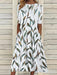 Harlow A - Line Midi Dress – Women's Elegant Flowy Midi Dress - Monsta Online