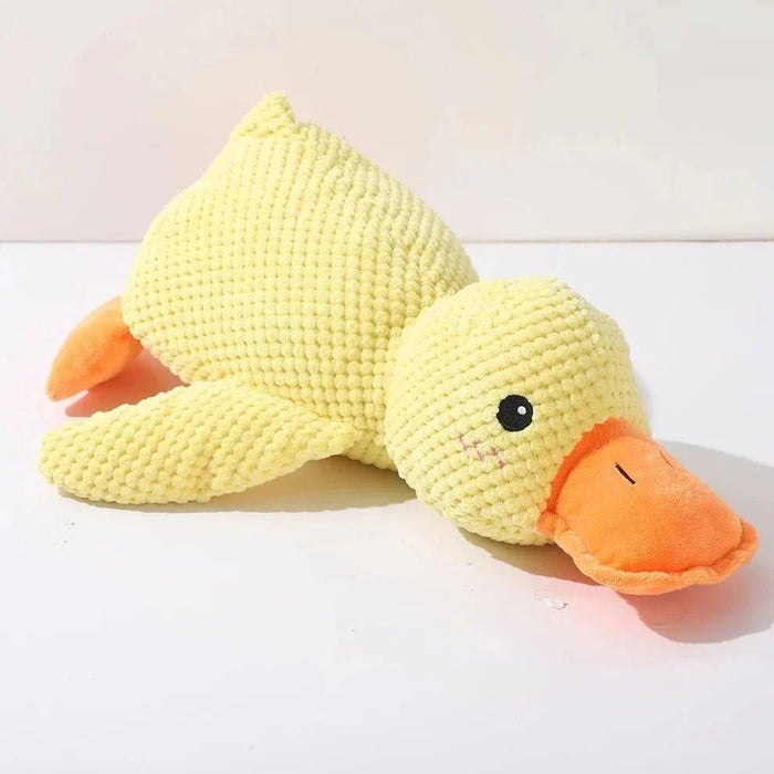 QuackyPaws Calming Duck Toy – Soft Plush Squeaky Stress Relief Toy for Puppies & Small Dogs - Monsta Online
