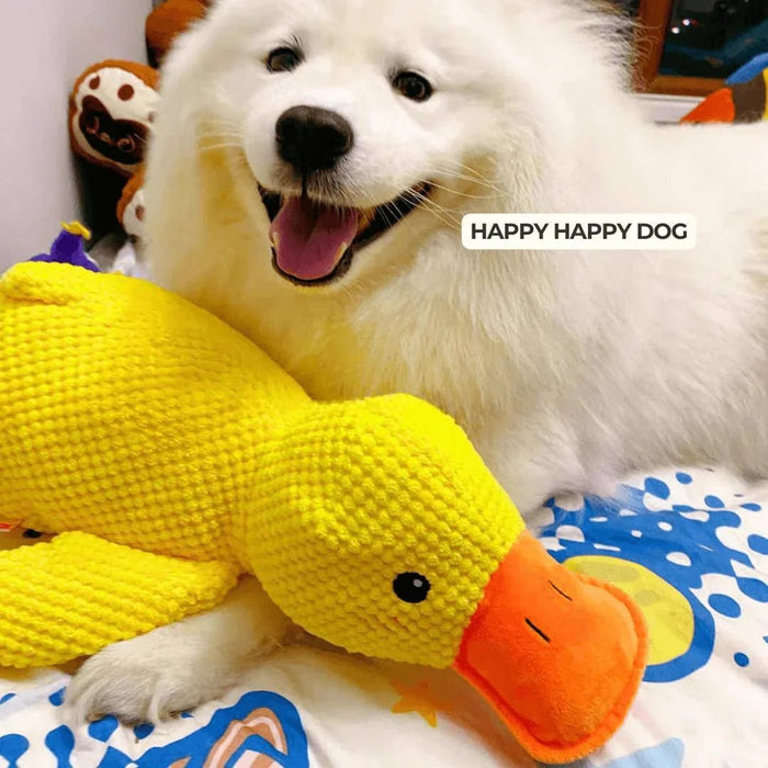 QuackyPaws Calming Duck Toy – Soft Plush Squeaky Stress Relief Toy for Puppies & Small Dogs - Monsta Online
