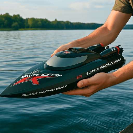 Swordfish: High - Speed 34MPH Brushless RC Boat with Self - Righting for Adults and Kids - Monsta Online