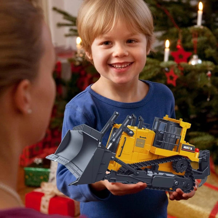 1:16 RC Bulldozer Remote Control 2.4GHz Full - Function Toy Bulldozer with Dual Batteries - Monsta Online