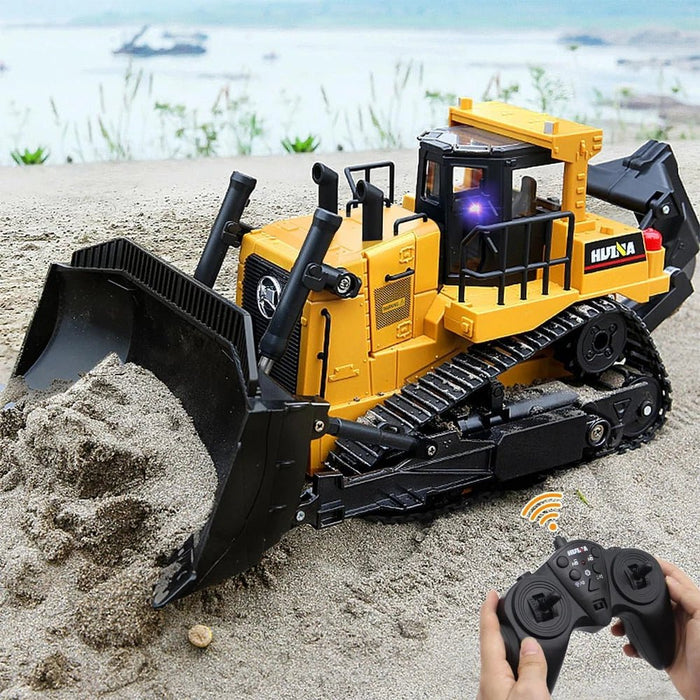 1:16 RC Bulldozer Remote Control 2.4GHz Full - Function Toy Bulldozer with Dual Batteries - Monsta Online