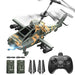 2.4GHz Military RC Helicopter for Adults and Kids - with Dual Batteries - Monsta Online