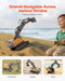 1:20 Scale Remote Control Premium Excavator Toy 11 Channel RC Digger with Dual Batteries for Kids - Monsta Online
