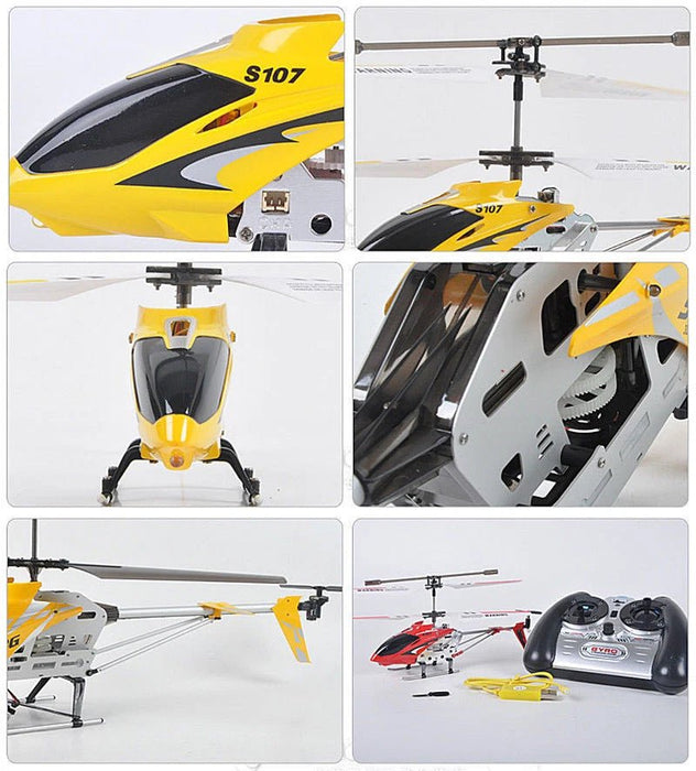Firefly S107: Mini RC Helicopter 3.5CH with GYRO – Perfect for Kids and Adults - Monsta Online