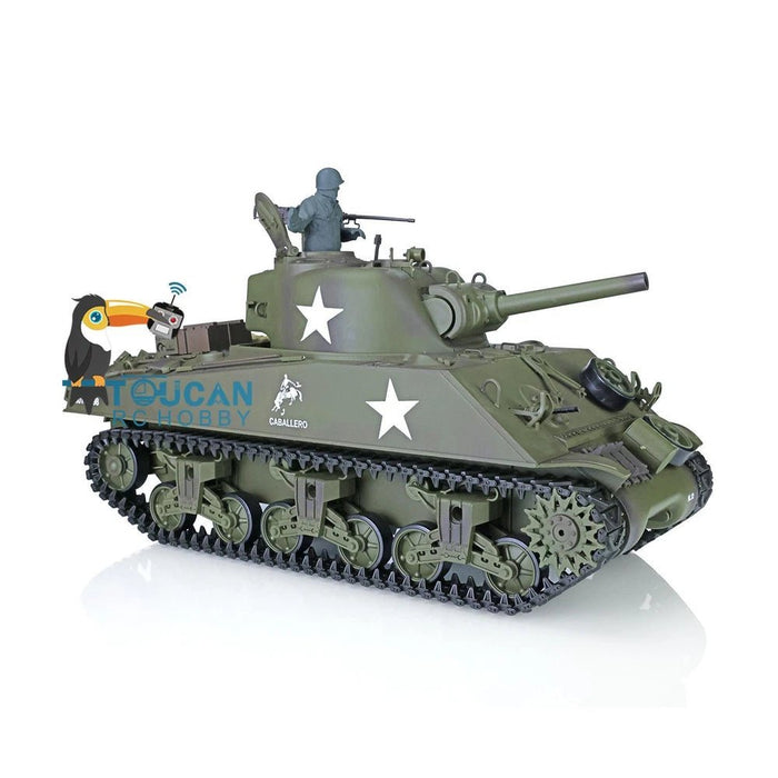 1/16 Scale Sherman RC Tank 2.4G RTR w/ Smoke, BB Pellet Gun & Infra Red Function - Monsta Online