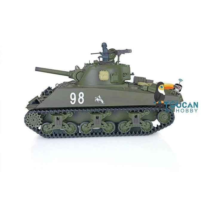 1/16 Scale Sherman RC Tank 2.4G RTR w/ Smoke, BB Pellet Gun & Infra Red Function - Monsta Online