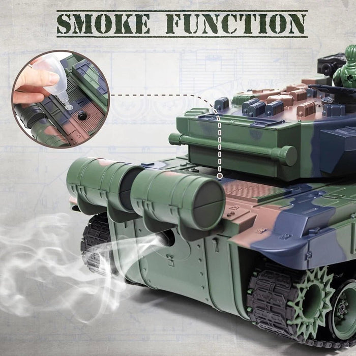 1:18 Scale RC Tank Russian T - 90 RC Tank with BB Shooting – Premium Model Tank with Dual Batteries - Monsta Online