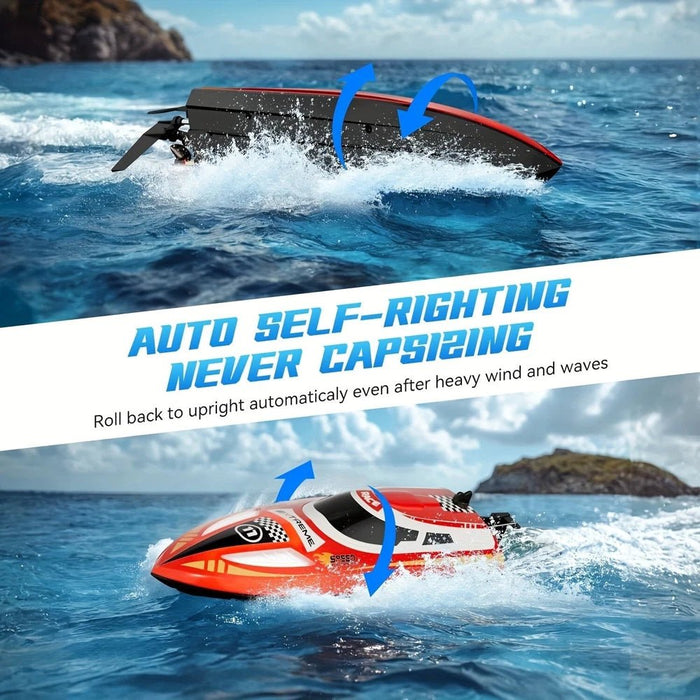 Extreme: 20MPH High - Speed 2.4GHz RC Electric Boat with Dual Batteries - Monsta Online