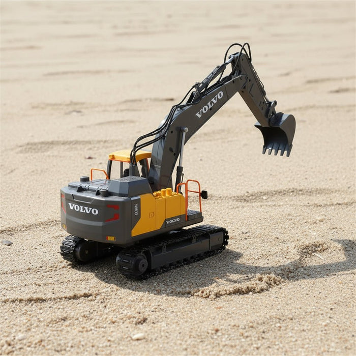 Premium 1:16 Scale Full Function Volvo RC Excavator with Metal Shovel - 17 Channel 3 - in - 1 Toy for Kids and Adults - Monsta Online