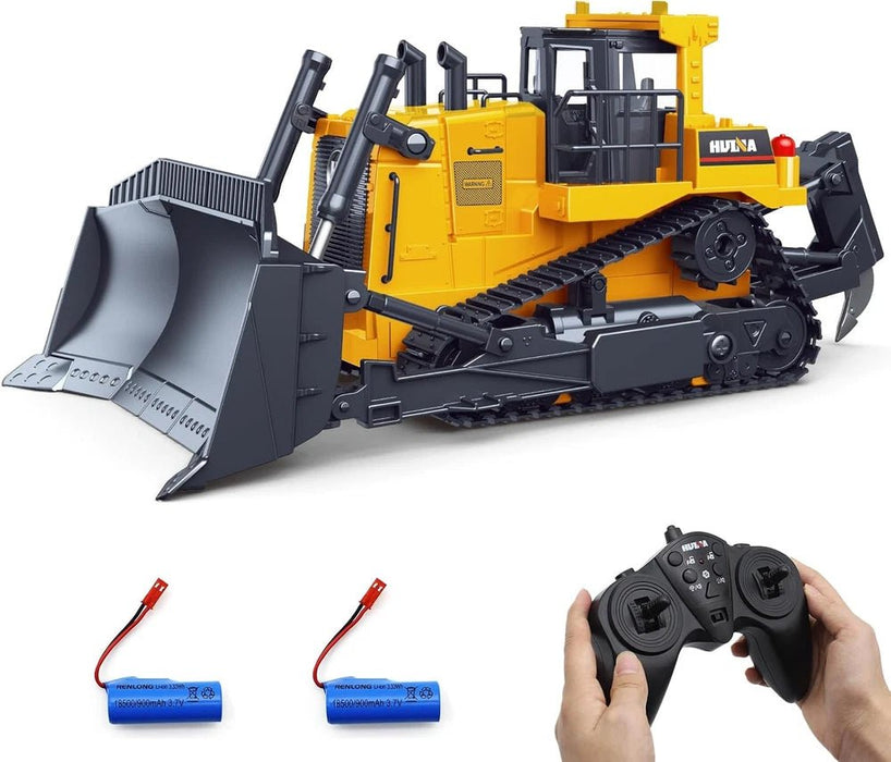 1:16 RC Bulldozer Remote Control 2.4GHz Full - Function Toy Bulldozer with Dual Batteries - Monsta Online