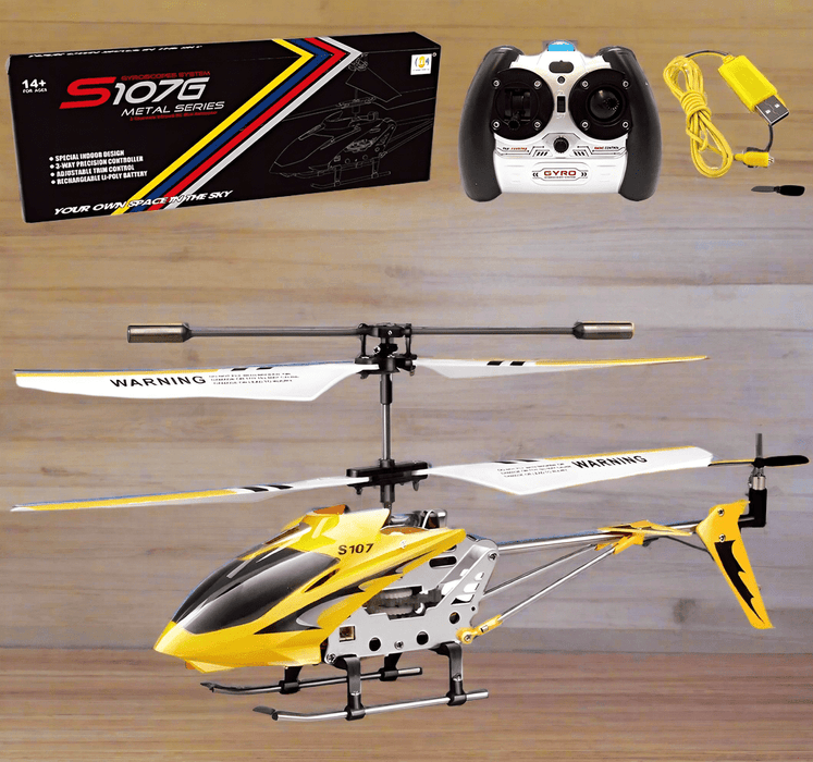 Firefly S107: Mini RC Helicopter 3.5CH with GYRO – Perfect for Kids and Adults - Monsta Online