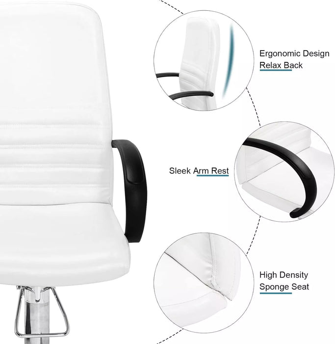 Professional No - plumbing Spa Pedicure Chair with Foot Bath and Rolling Stool - Monsta Online