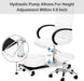 Professional No - plumbing Spa Pedicure Chair with Foot Bath and Rolling Stool - Monsta Online