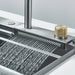 24" Flying Rain Waterfall Kitchen Sink Set with Integrated Faucet and Cup Washer - Monsta Online