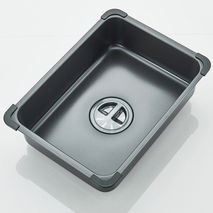 24" Flying Rain Waterfall Kitchen Sink Set with Integrated Faucet and Cup Washer - Monsta Online