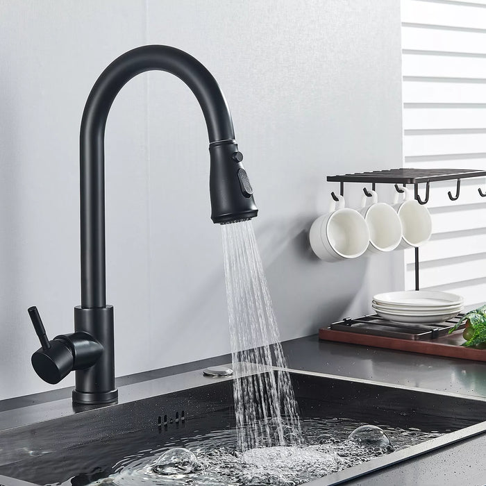 Chef’s Choice Single - Handle Kitchen Sink Faucet with Pull - Down Sprayer - Monsta Online