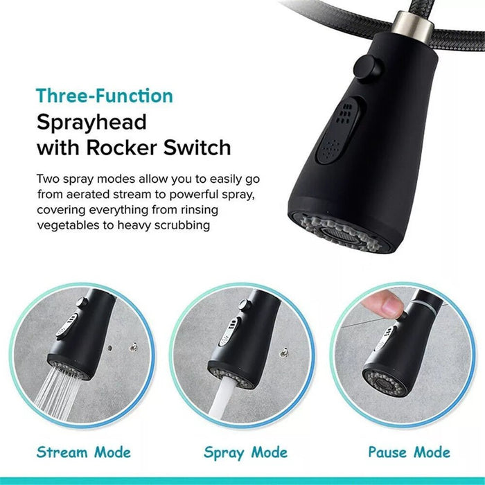Chef’s Choice Single - Handle Kitchen Sink Faucet with Pull - Down Sprayer - Monsta Online