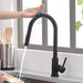 Modern Touch - Activated Kitchen Sink Faucet with Easy Pull Down Spray - Monsta Online