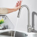 Modern Touch - Activated Kitchen Sink Faucet with Easy Pull Down Spray - Monsta Online