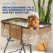 Foldable Dog Grooming Bath Tub with Quick Drain and Leash Safety Strap - Monsta Online