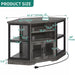 Corner TV Stand with Media Console and Storage Cabinet – Up to 55" TVs - Monsta Online