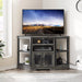 Corner TV Stand with Media Console and Storage Cabinet – Up to 55" TVs - Monsta Online
