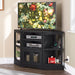 Corner TV Stand with Media Console and Storage Cabinet – Up to 55" TVs - Monsta Online