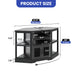 Corner TV Stand with Media Console and Storage Cabinet – Up to 55" TVs - Monsta Online