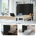Foldable 4 Panel Privacy Screen Room Divider 88" with Freestanding Stability for Any Space - Monsta Online