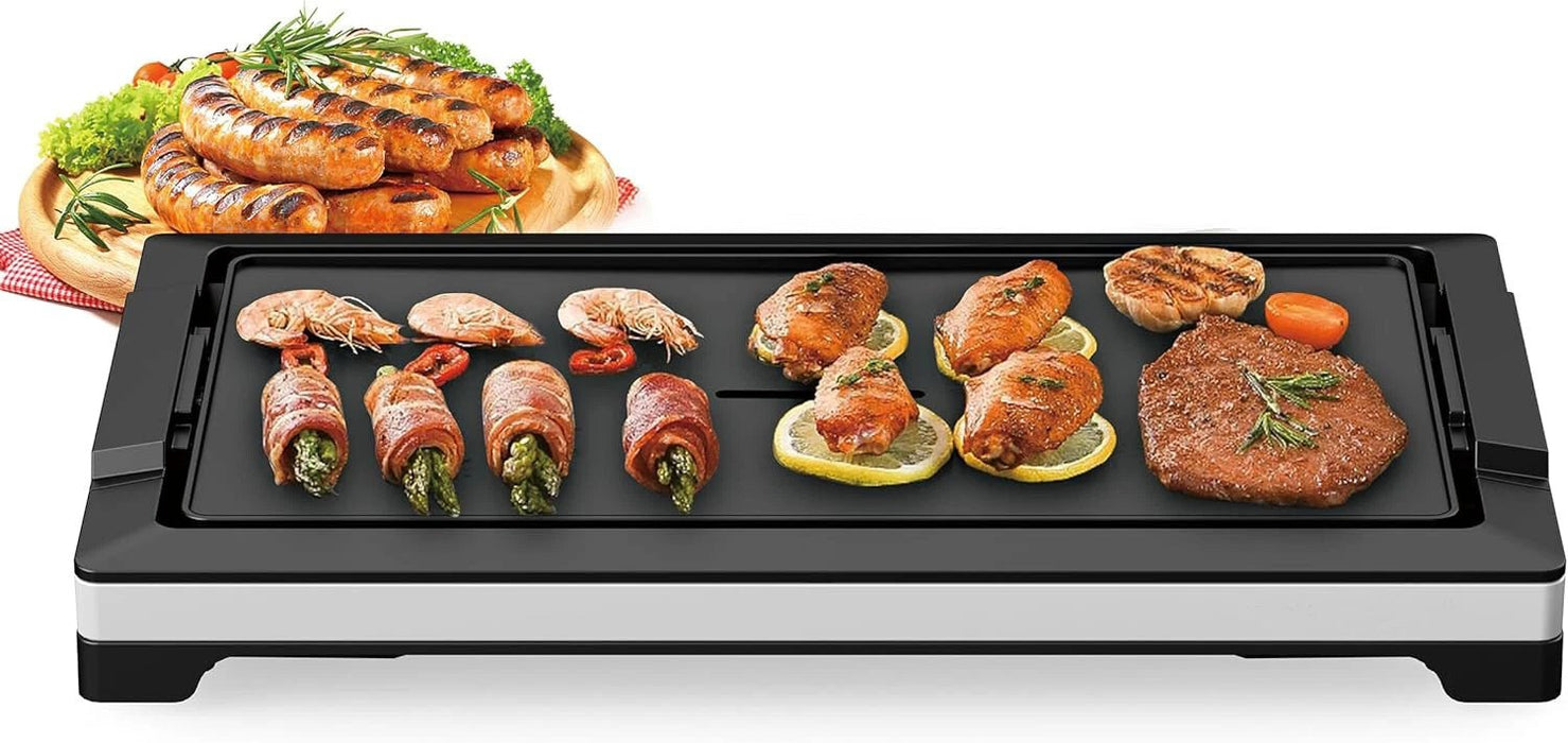 Smokeless Portable 1800W Electric Griddle Nonstick with Precision Temp Control - Monsta Online