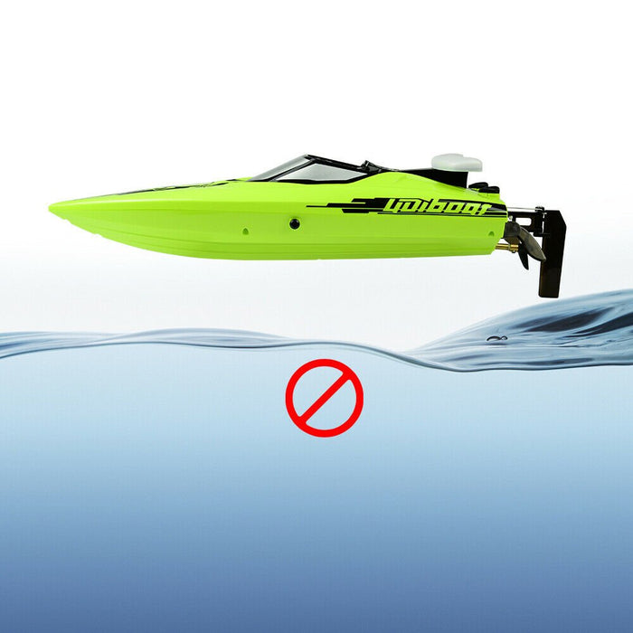 Brushless 25MPH High - Speed RC Racing Boat With LED Light - Monsta Online