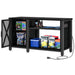 Premium 75 Gallon Metal Fish Tank Stand with Built - In Power Outlet - Monsta Online