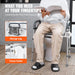 Non - Slip 350LBS Toilet Seat Riser for Seniors with Padded Arms - Monsta Online