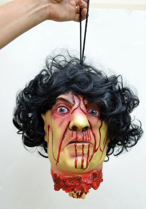 Life - Size Halloween Hanging Zombie Head Creepy Prop - Monsta Online