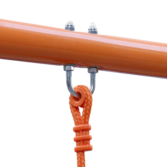 Durable 440LBS Outdoor Swing Set for Kids with Glider and 2 Seats - Monsta Online
