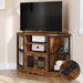 Corner TV Stand with Media Console and Storage Cabinet – Up to 55" TVs - Monsta Online