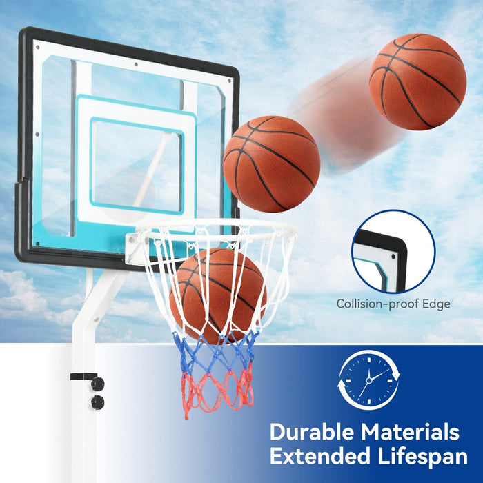 Height Adjustable Basketball Hoop for Fun Swimming Pool and Backyard Games - Monsta Online