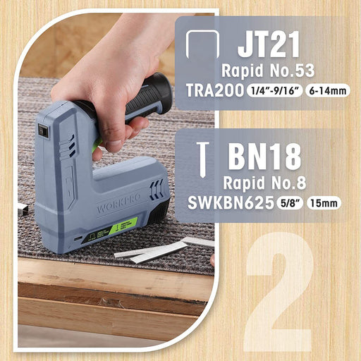 Cordless 2 - in - 1 Electric Staple and Nail Gun for DIY and Home Projects - Monsta Online