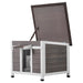 Premium Wooden Outdoor Cat House with Protective Openable Roof and Cozy Window - Monsta Online