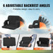Deluxe Folding Stadium Bleacher Seat Pad Chair with Reclining Back Support - Monsta Online