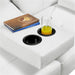 3 - in - 1 Convertible Futon Sofa Bed with Cup Holders and Plush Pillows - Monsta Online